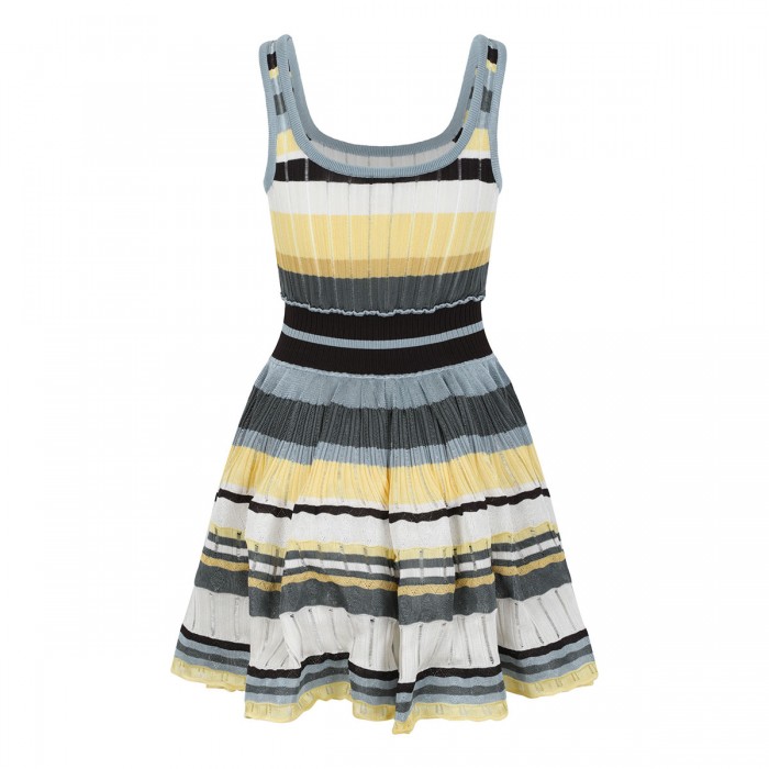 Multicolor crinoline dress