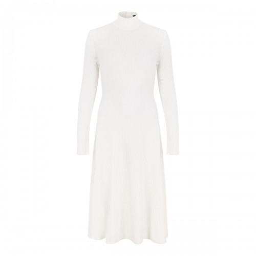 Long ribbed knit dress