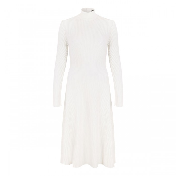 Long ribbed knit dress