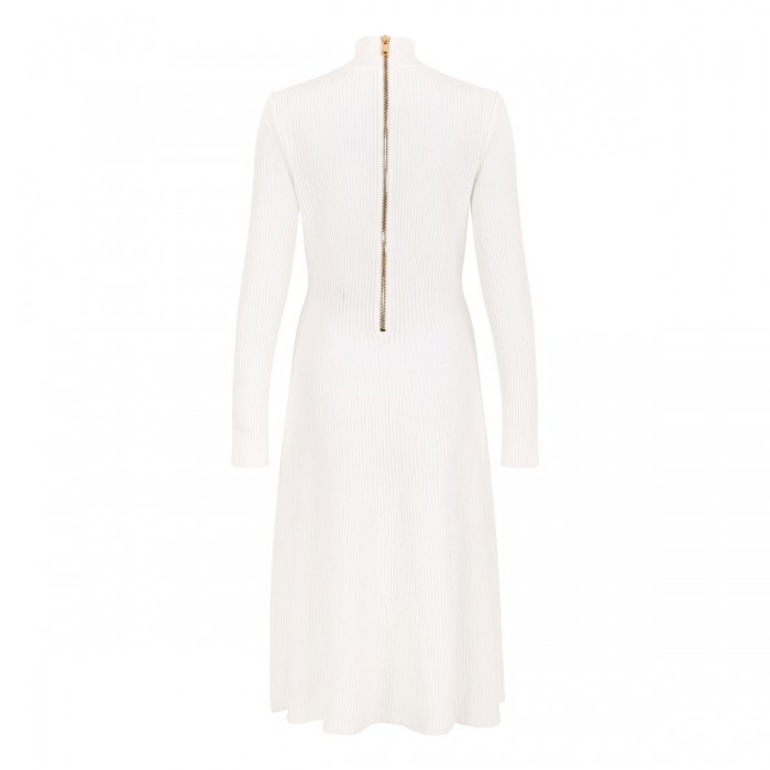 Long ribbed knit dress
