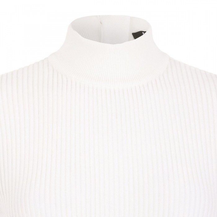 Long ribbed knit dress