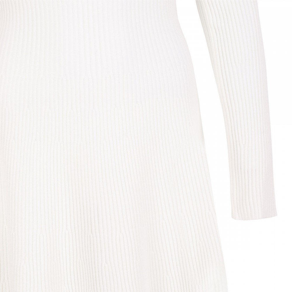 Long ribbed knit dress