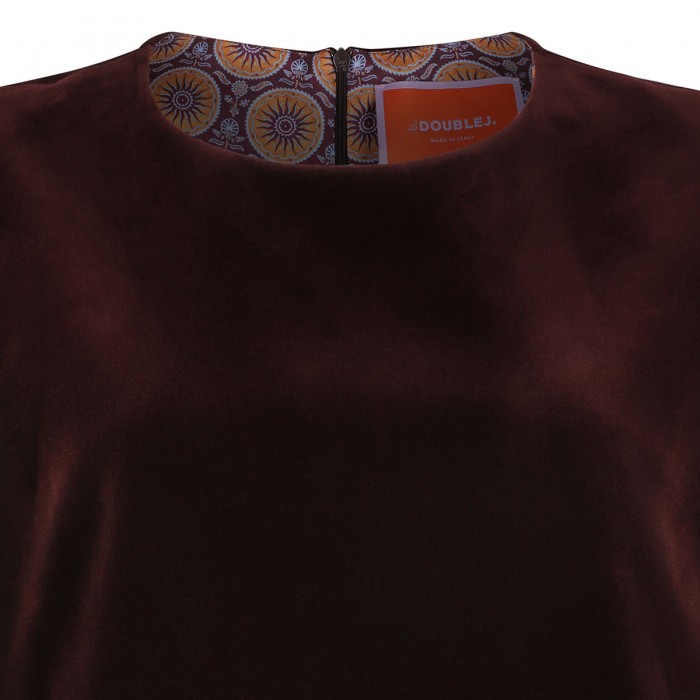 La Scala cotton velvet top