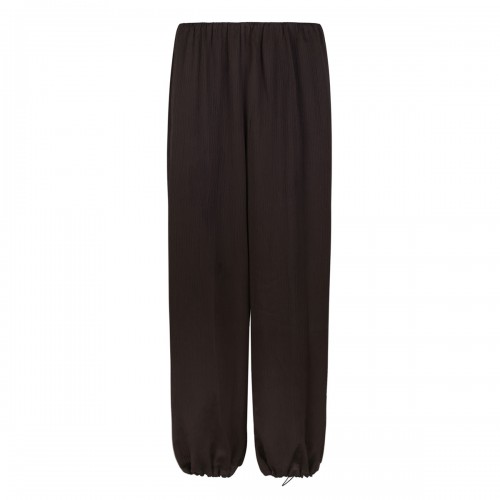 Plisse crinkle pants