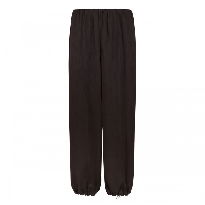 Plisse crinkle pants