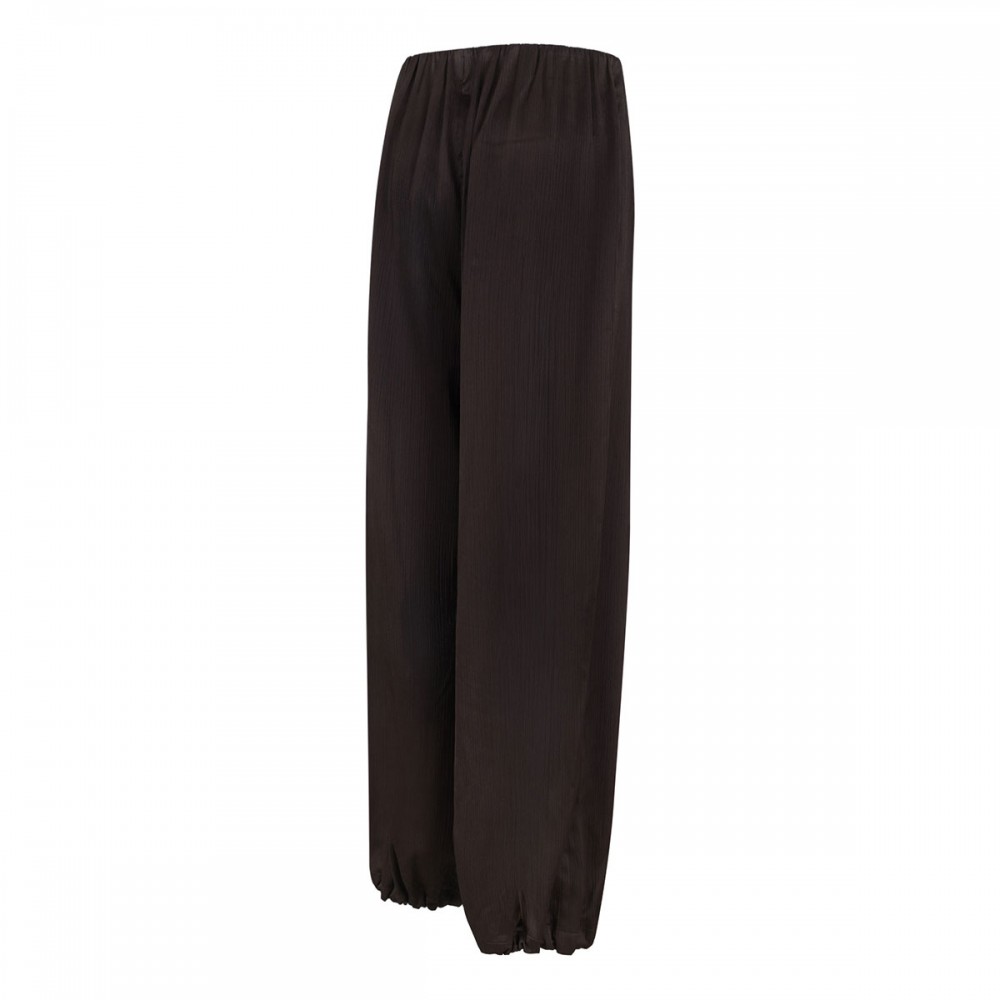 Plisse crinkle pants