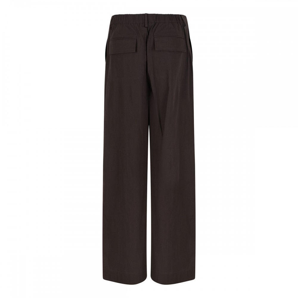 Paneled stretch-cotton pants