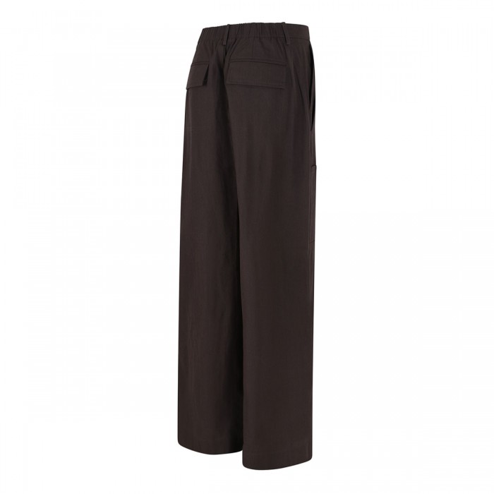 Paneled stretch-cotton pants