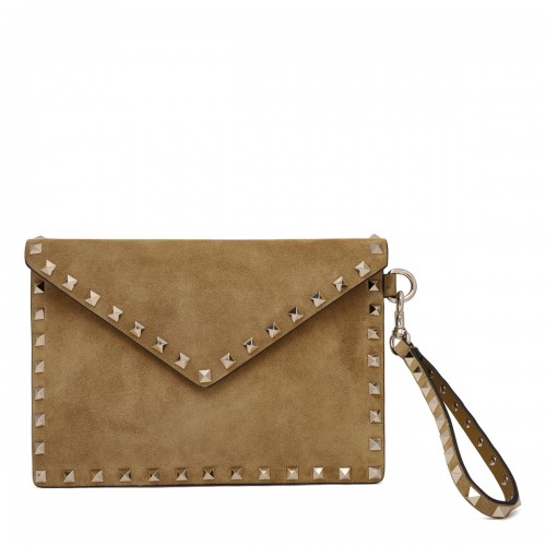 Rockstud flat pouch