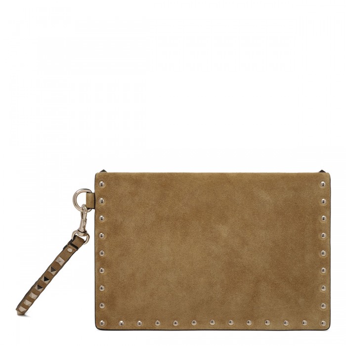 Rockstud flat pouch