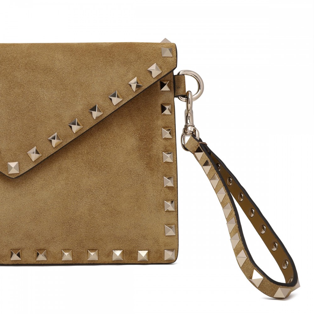 Rockstud flat pouch