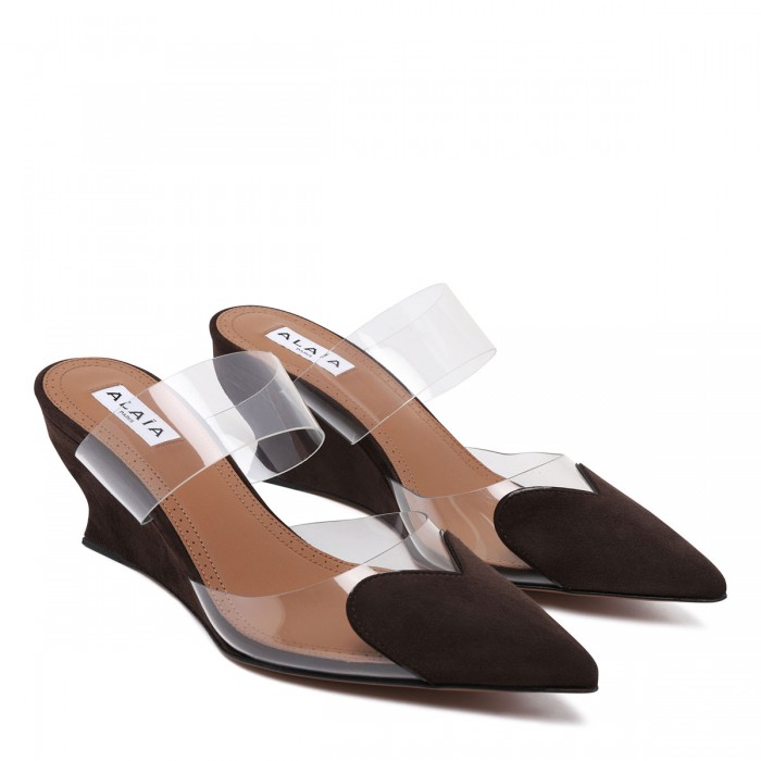 Le cœur 60 wedge mules