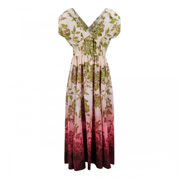 Waldorf crepe de chine dress