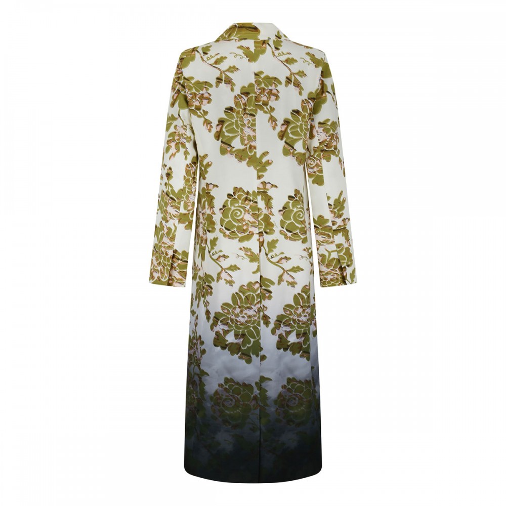 Duster sable satin coat