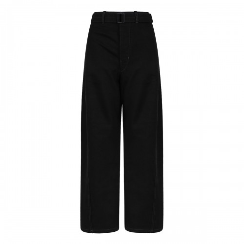 Twisted belted pants