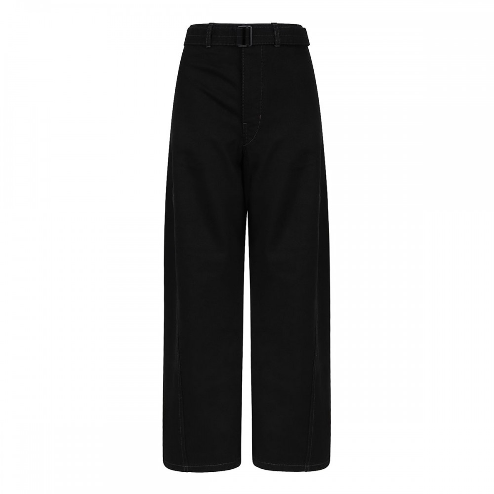 Twisted belted pants