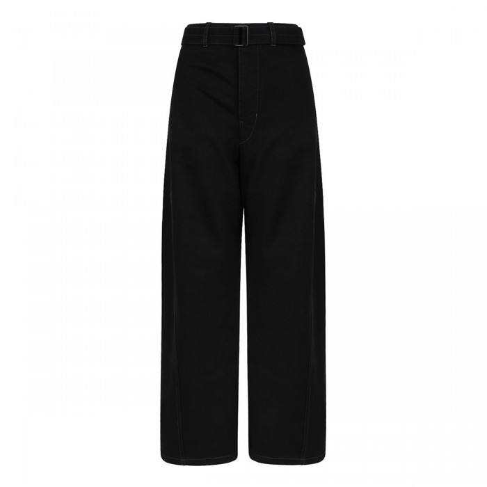 Twisted belted pants