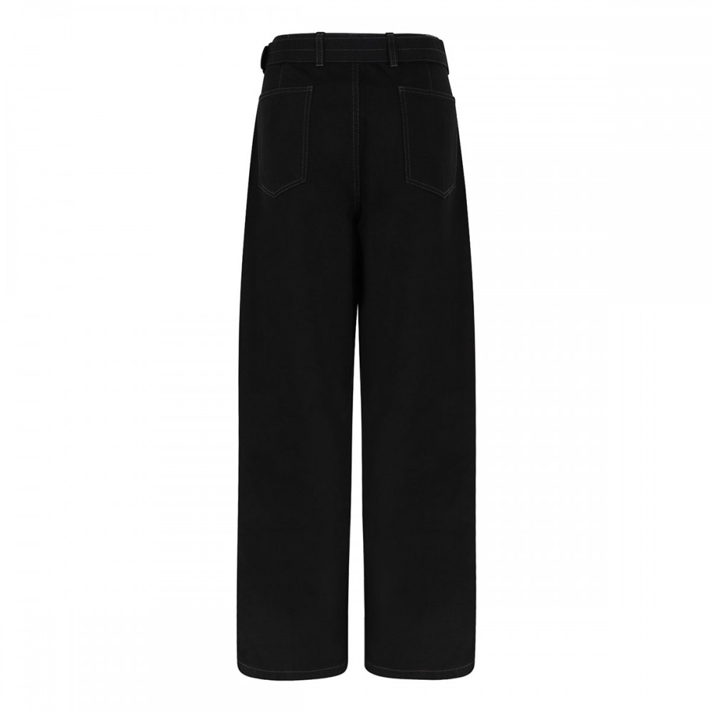 Twisted belted pants