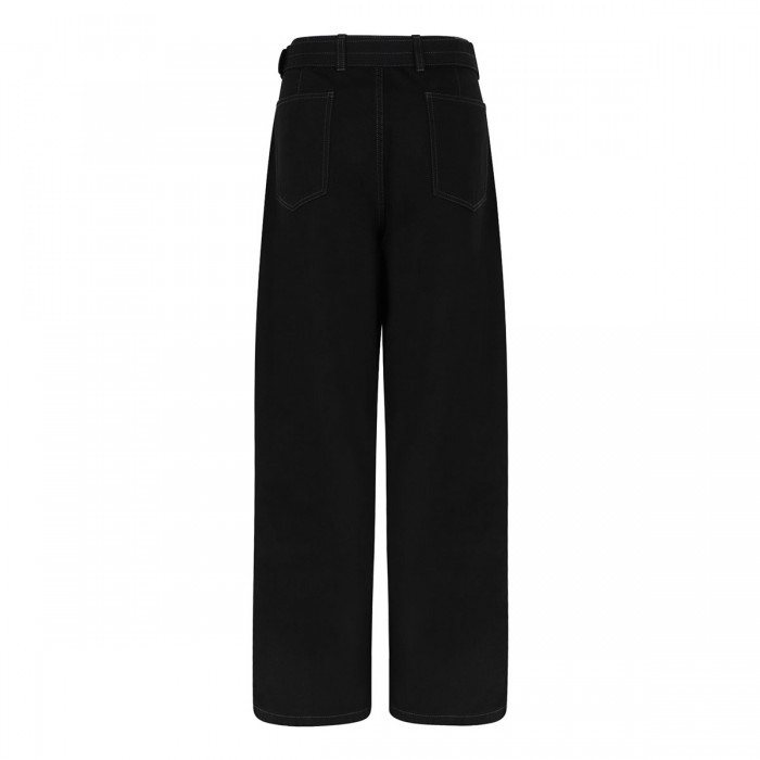 Twisted belted pants