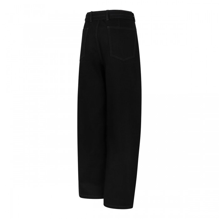 Twisted belted pants