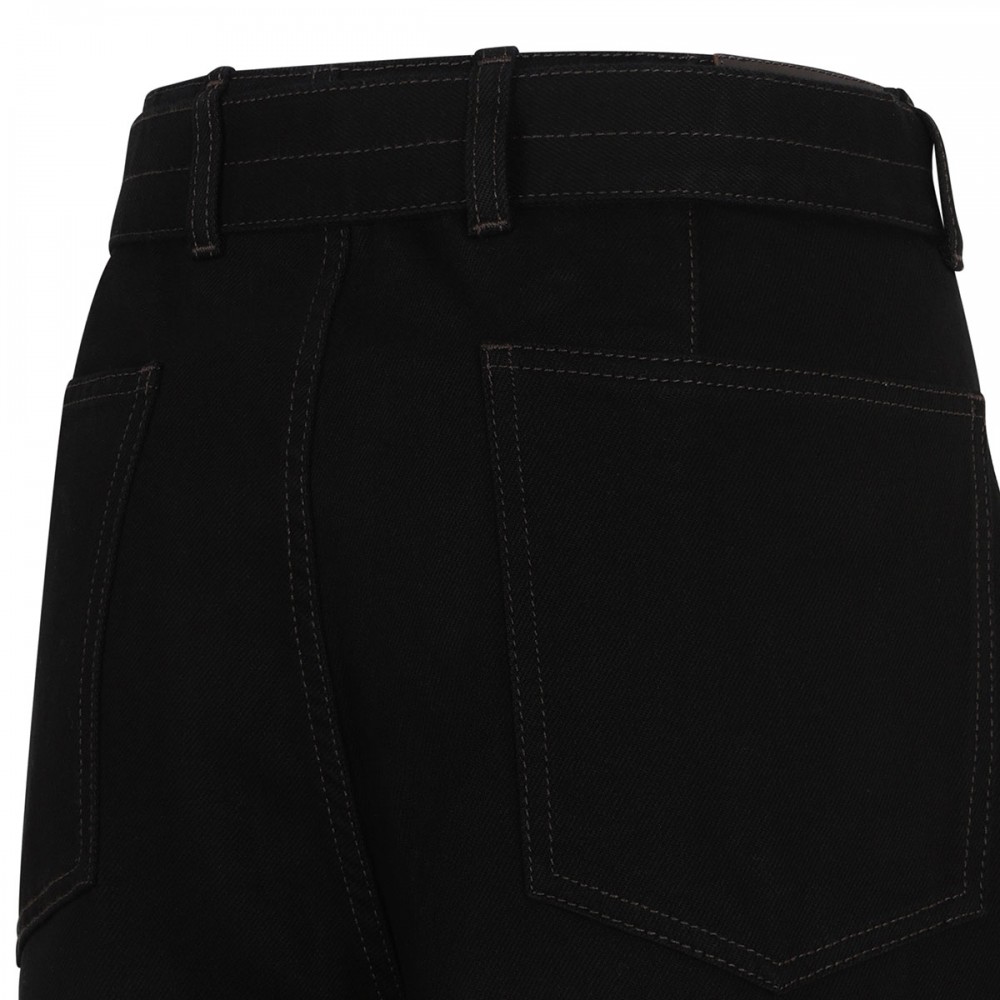 Twisted belted pants