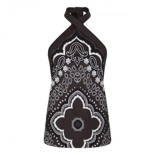 Solal silk halterneck top