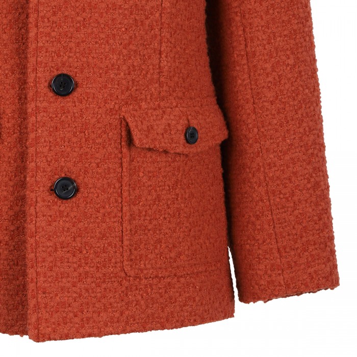 Tweed single-breasted jacket