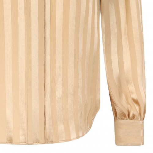 Striped bow-tie blouse 2
