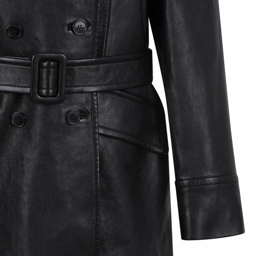 Belted leather jacket 2
