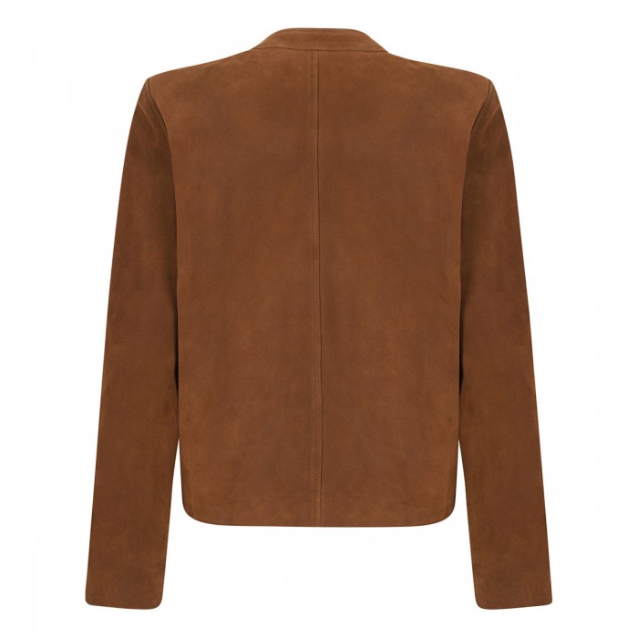 Suede short jacket