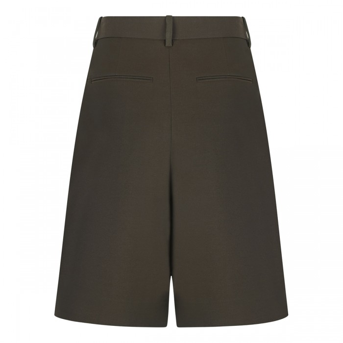 Auggie wool and silk shorts