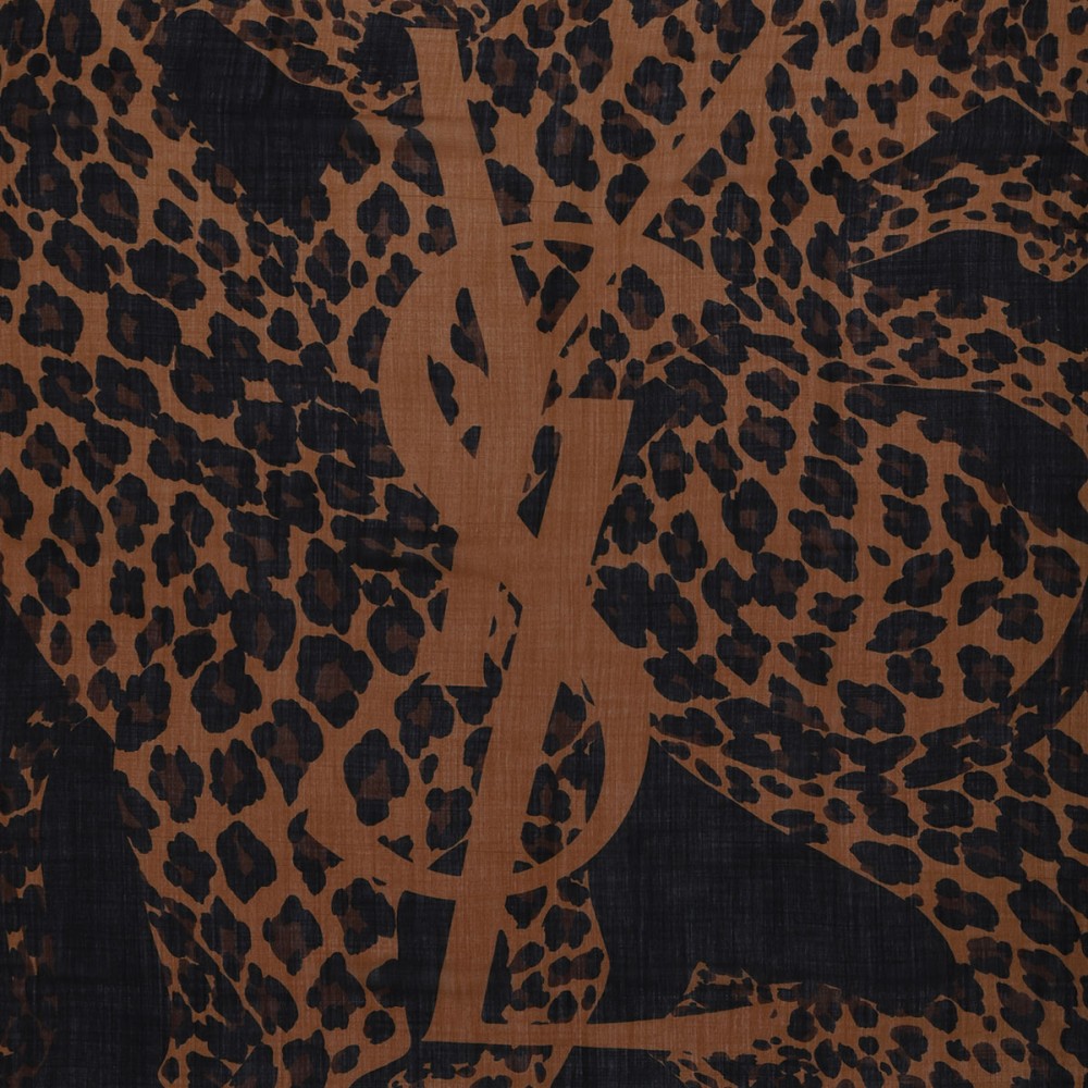 Cassandre leopard square scarf
