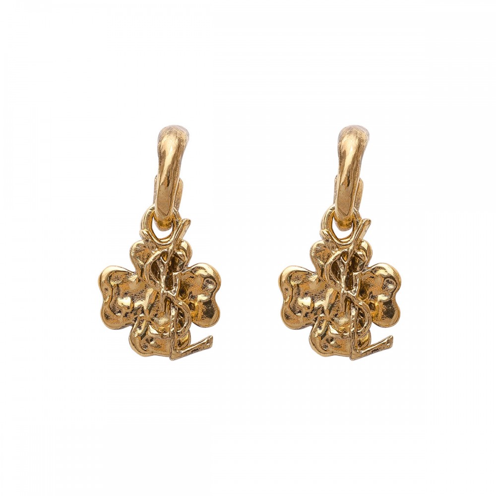 Cassandre lucky charm hoop earrings