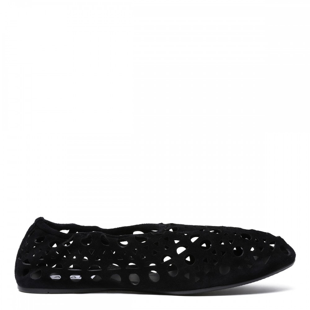 Vienne velvet leather slippers