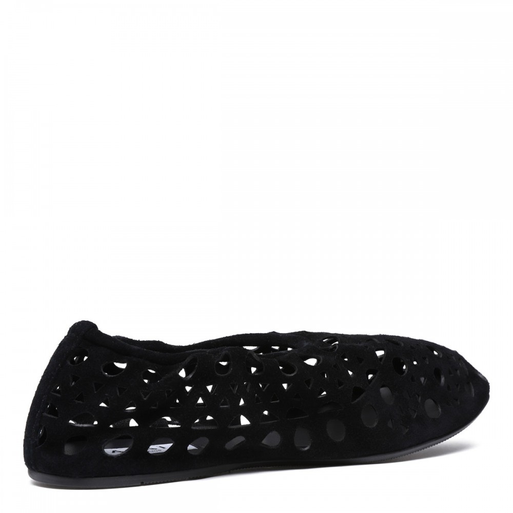 Vienne velvet leather slippers