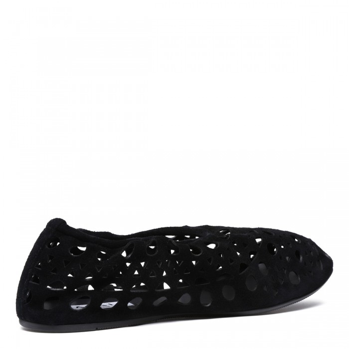 Vienne velvet leather slippers