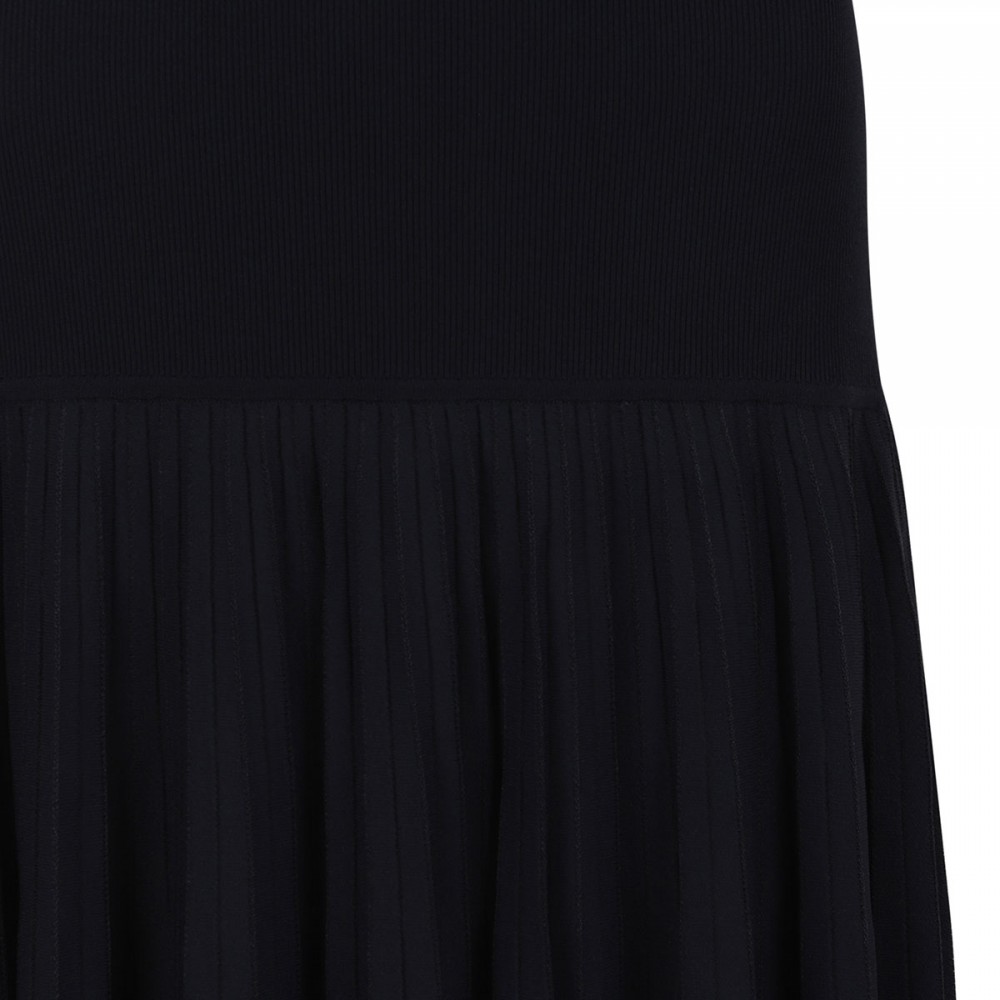 Pleated sheer dress