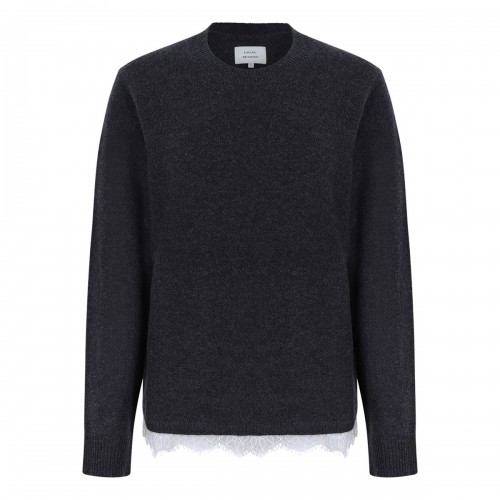 Arvo lace trim sweater