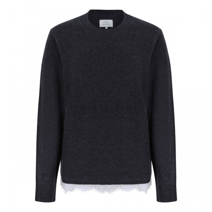 Arvo lace trim sweater
