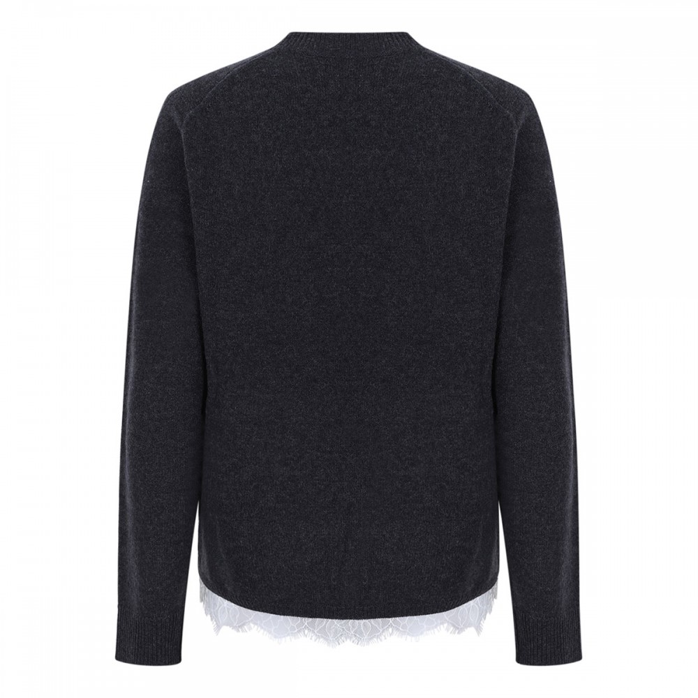 Arvo lace trim sweater