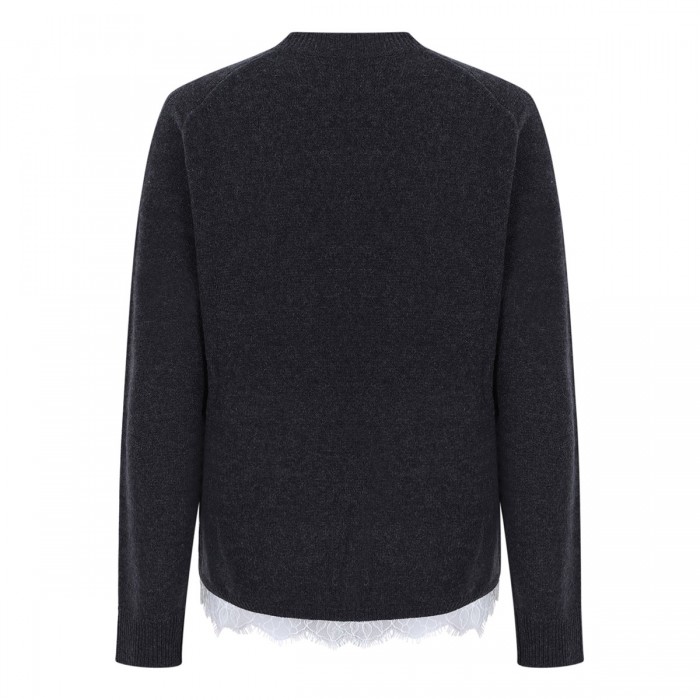 Arvo lace trim sweater