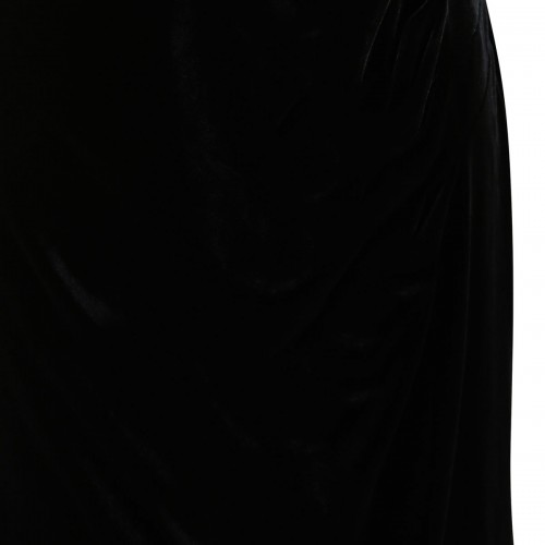 Black velvet maxi dress 2