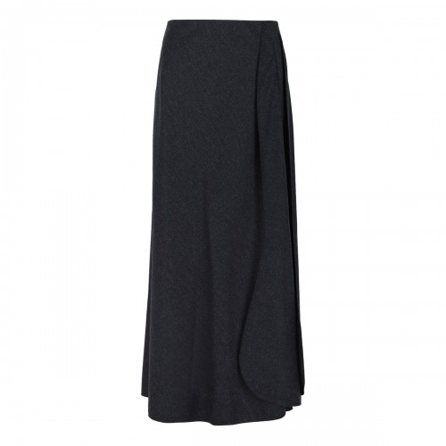 Wool and cashmere blend skirt