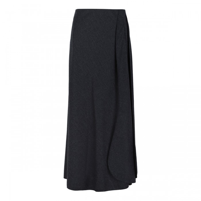Wool and cashmere blend skirt