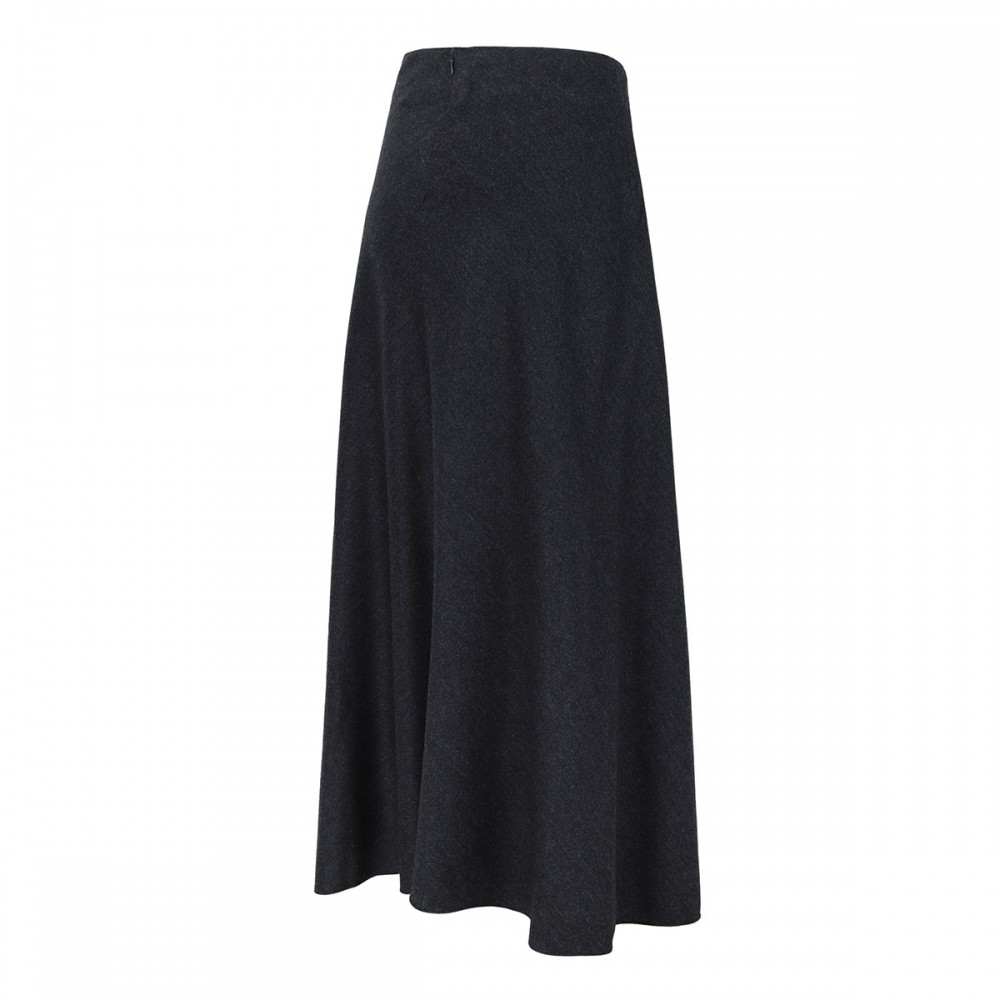Wool and cashmere blend skirt