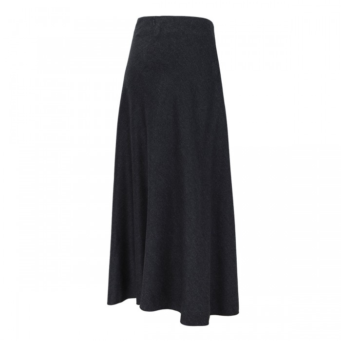 Wool and cashmere blend skirt
