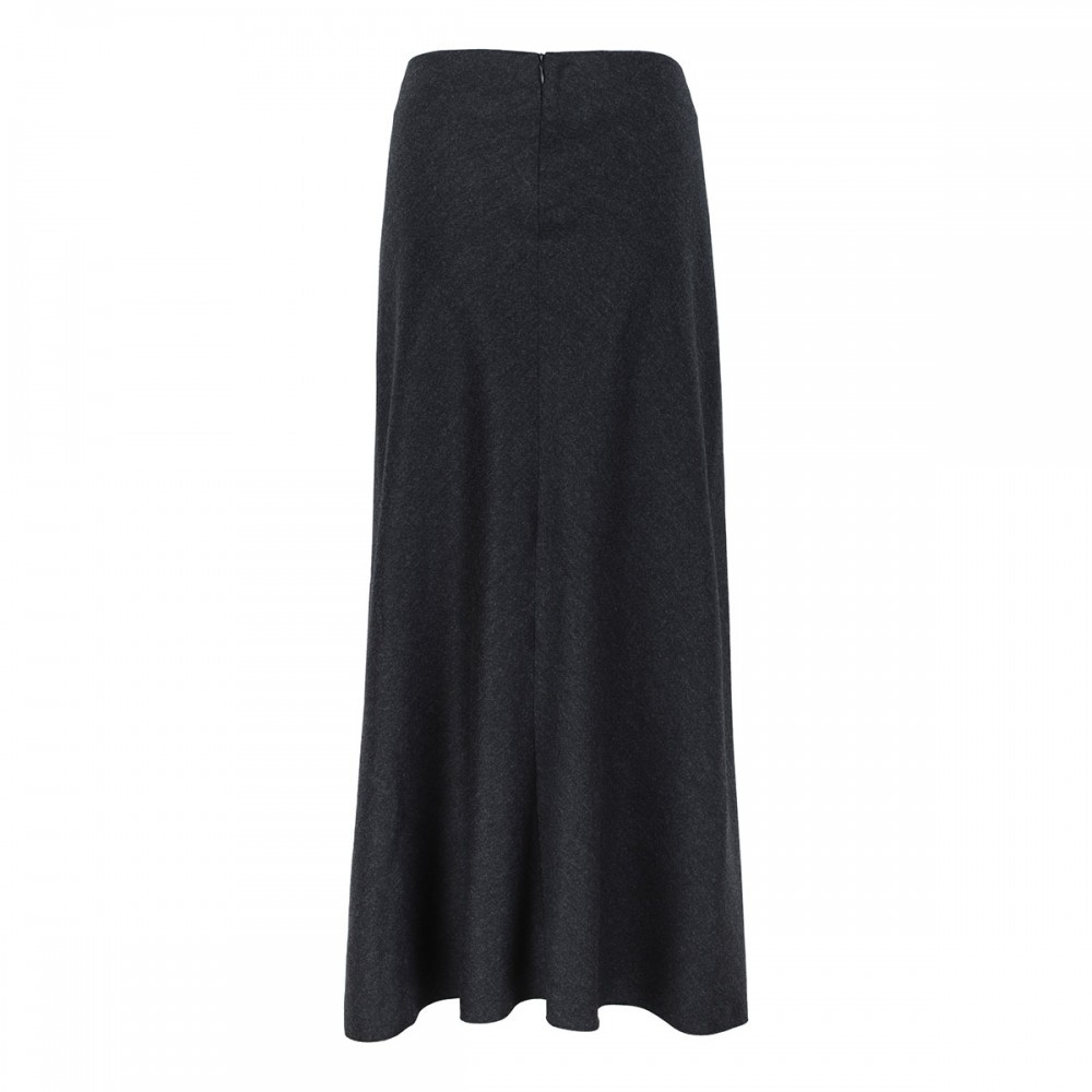 Wool and cashmere blend skirt