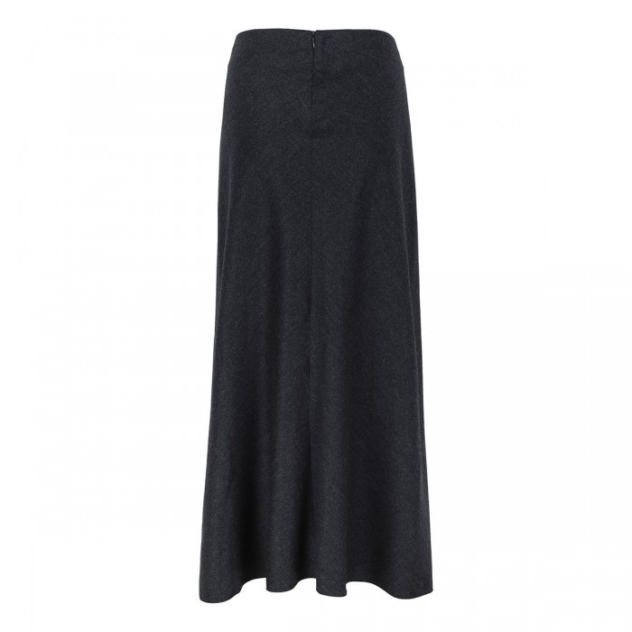 Wool and cashmere blend skirt