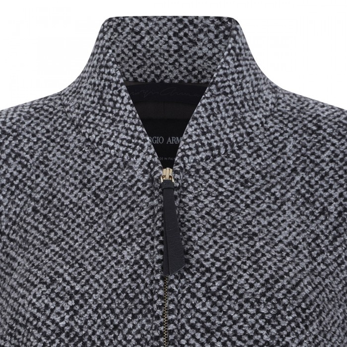 Zipped caban jacket