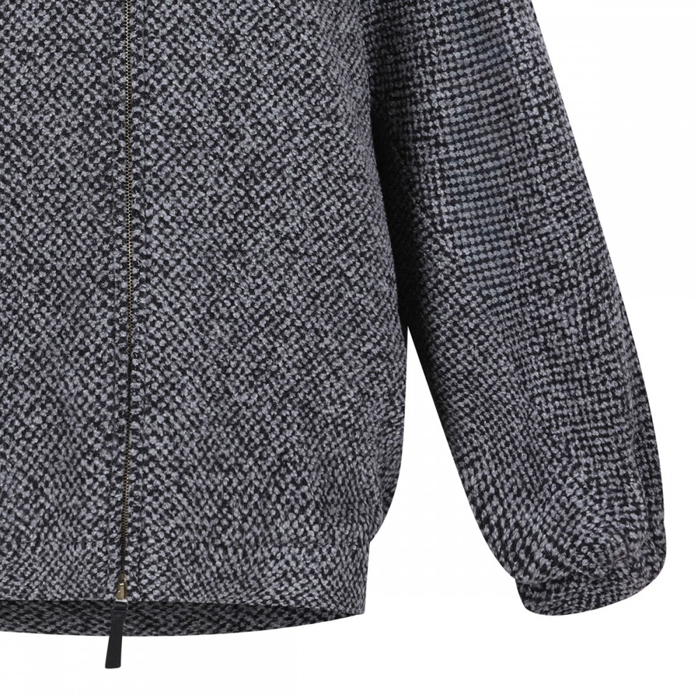 Zipped caban jacket